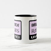 Tasse 2 Couleurs Les garces d'airain unissent (Centre)