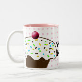 Tasse 2 Couleurs Les gâteaux mignons (Gauche)