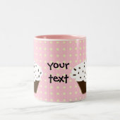 Tasse 2 Couleurs Les gâteaux mignons (Centre)