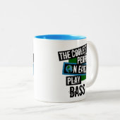 Tasse 2 Couleurs Les gens les plus cools sur Terre Jouer basse (Devant droit)