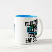 Tasse 2 Couleurs Les gens les plus froids de la Terre Jouent de l'a (Devant droit)