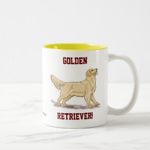 Tasse 2 Couleurs Les Golden Retrievers !