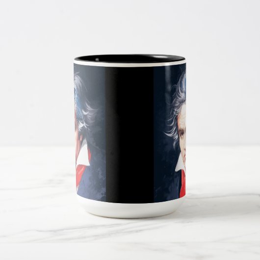 Tasse 2 Couleurs Les grands compositeurs : Beethoven (Centre)