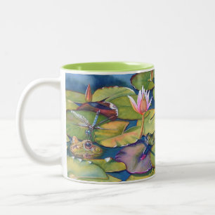 Tasse 2 Couleurs Les grenouilles léopards Lily Pads