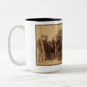 Tasse 2 Couleurs Les guerriers du buffle : la cavalerie noire améri (Gauche)