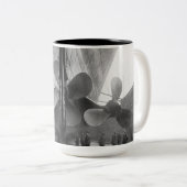 Tasse 2 Couleurs Les hélices de Titanic (Devant droit)