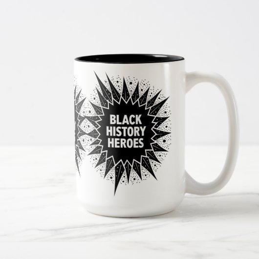 Tasse 2 Couleurs Les héros de l'histoire noire célèbrent le Mois de (Droit)
