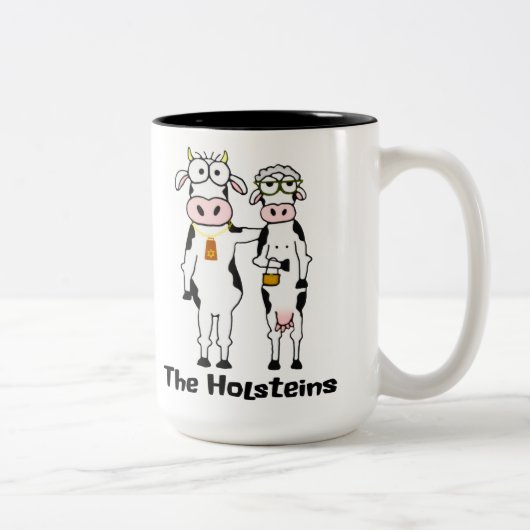 Tasse 2 Couleurs Les Holsteins (Droit)