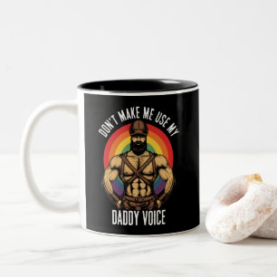 Tasse 2 Couleurs Les hommes ne me font pas utiliser ma voix de papa