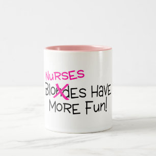 Tasse 2 Couleurs Les infirmières ont plus d'amusement
