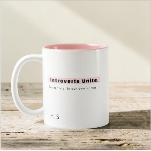 Tasse 2 Couleurs Les introvertis s'unissent séparément dans nos pro