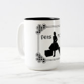 Tasse 2 Couleurs Les Irlandais dansent la maman celtique de Feis de (Devant gauche)