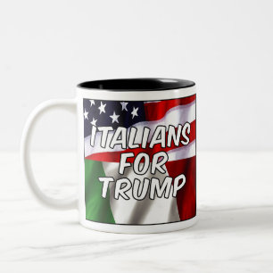 Tasse 2 Couleurs Les Italiens pour Trump