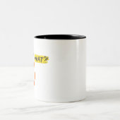 TASSE 2 COULEURS LES LESBIENS MANGENT QUOI. (Centre)