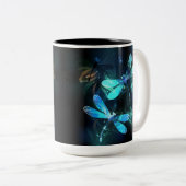 Tasse 2 Couleurs Les libellules du lac (Devant droit)