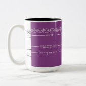 Tasse 2 Couleurs Les lignes de mesure de café vous pouvez (Gauche)