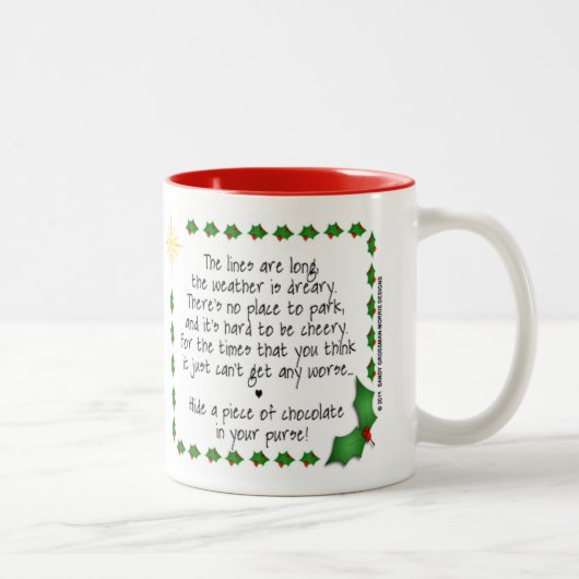 Tasse 2 Couleurs Les lignes sont longues… (Droit)