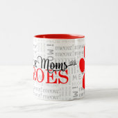 Tasse 2 Couleurs Les mamans de la délivrance | de chat sont (Centre)