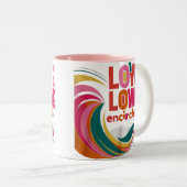 Tasse 2 Couleurs Les matraques (Devant droit)