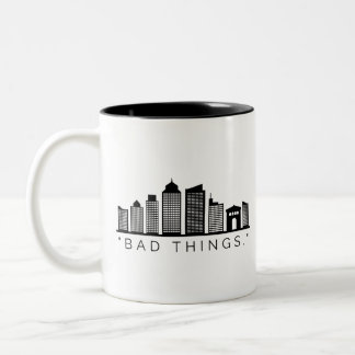 Tasse 2 Couleurs Les mauvaises choses se passent à Philadelphie : S
