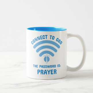 Tasse 2 Couleurs Les médias sociaux religieux amusants
