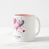 Tasse 2 Couleurs Les meilleurs amis pour les Valentines (Devant droit)