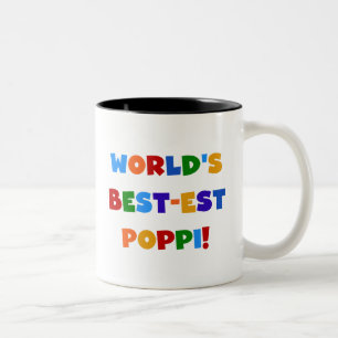 Tasse 2 Couleurs Les meilleurs cadeaux de couleurs vives Poppi du m