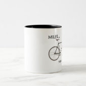 Tasse 2 Couleurs Les Miles Sont Ma Thérapie (Centre)