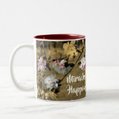 Tasse 2 Couleurs Les miracles fleurissent Les mots inspirants (Gauche)