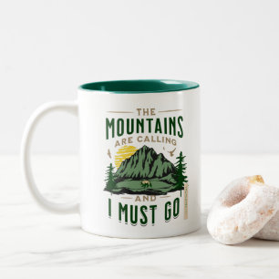 Tasse 2 Couleurs Les Montagnes Appelent
