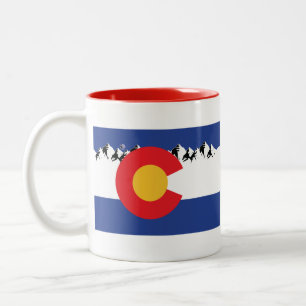 Tasse 2 Couleurs Les montagnes du Colorado