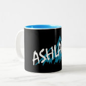 Tasse 2 Couleurs Les monts Ashland Oregon (Devant gauche)