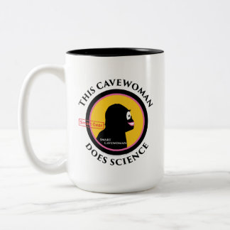 Tasse 2 Couleurs Les nouveaux Cavewoman futés de vitesse fait la