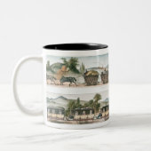 Tasse 2 Couleurs Les passagers et transportent la première ligne (Gauche)