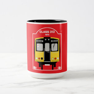 Tasse 2 Couleurs Les passionnés de train ferroviaire britannique