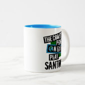 Tasse 2 Couleurs Les personnes les plus fraîches sur le jeu Santoor (Devant droit)