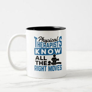 Tasse 2 Couleurs Les physiothérapeutes savent tous les bons mouvem