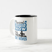 Tasse 2 Couleurs Les physiothérapeutes savent tous les bons mouveme (Devant gauche)