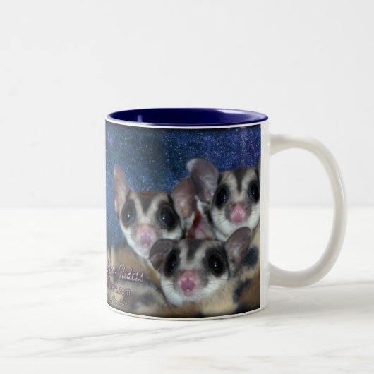Tasse 2 Couleurs Les planeurs de sucre les plus mignons (Droit)