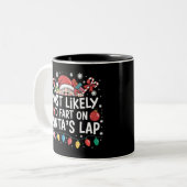 Tasse 2 Couleurs Les Plus Susceptibles D'Arriver Sur Père Noël Lap (Devant gauche)