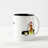 Tasse 2 Couleurs Les policiers matraquent (Devant droit)