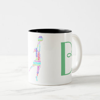 Tasse 2 Couleurs Les positions de motivation ont personnalisé le