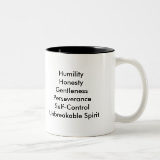 Tasse 2 Couleurs Les principes de Choi Kwang font