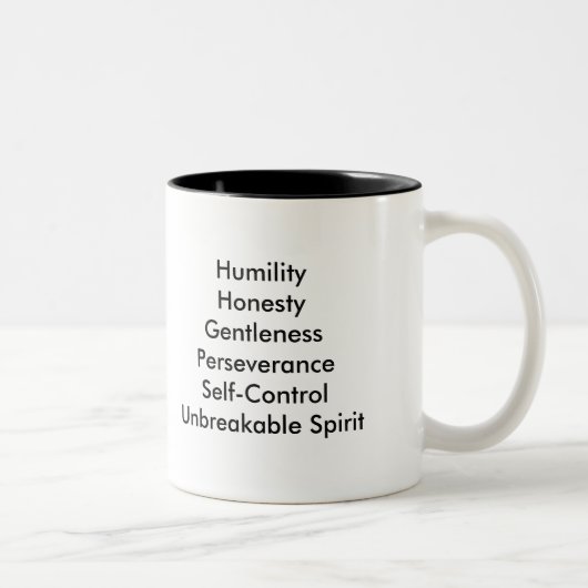 Tasse 2 Couleurs Les principes de Choi Kwang font (Droit)