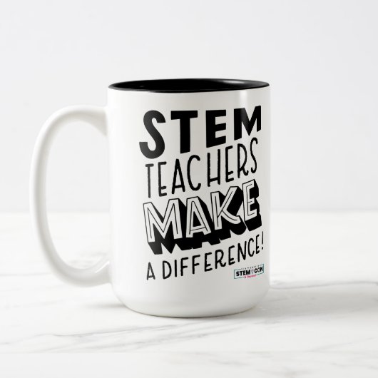 Tasse 2 Couleurs Les professeurs de STEM font une différence (Gauche)
