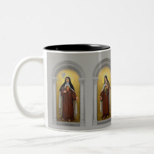 TASSE 2 COULEURS LES QUATRE CARMÉLITES DE ST TERESA THERESE