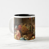 Tasse 2 Couleurs Les singes à l'école (Devant gauche)