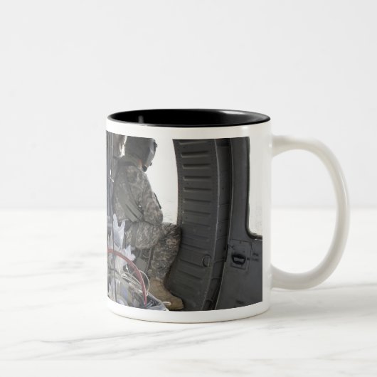 Tasse 2 Couleurs les soldats surveillent les dangers (Droit)