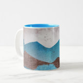 Tasse 2 Couleurs Les sommets Blue Mountain (Devant gauche)