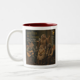 Tasse 2 Couleurs Les Tantes et les Oncles : une parodie